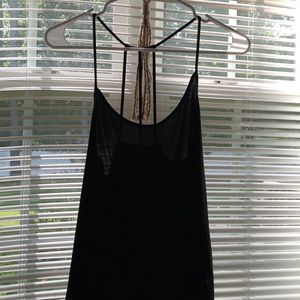 Black tank top. Size: M $4